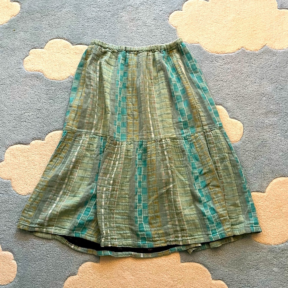 Ace&jig isle skirt- elastic waist - size xs to small. Double gauze super soft